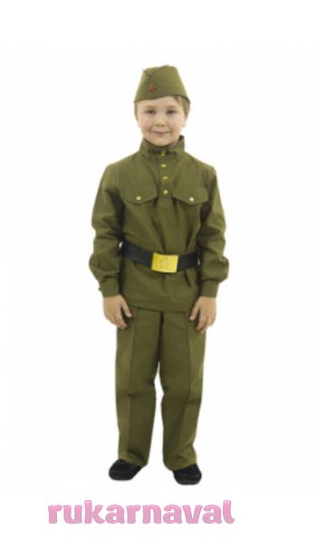 Детский костюм военного