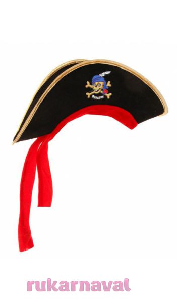 Шляпа пирата с рисунком